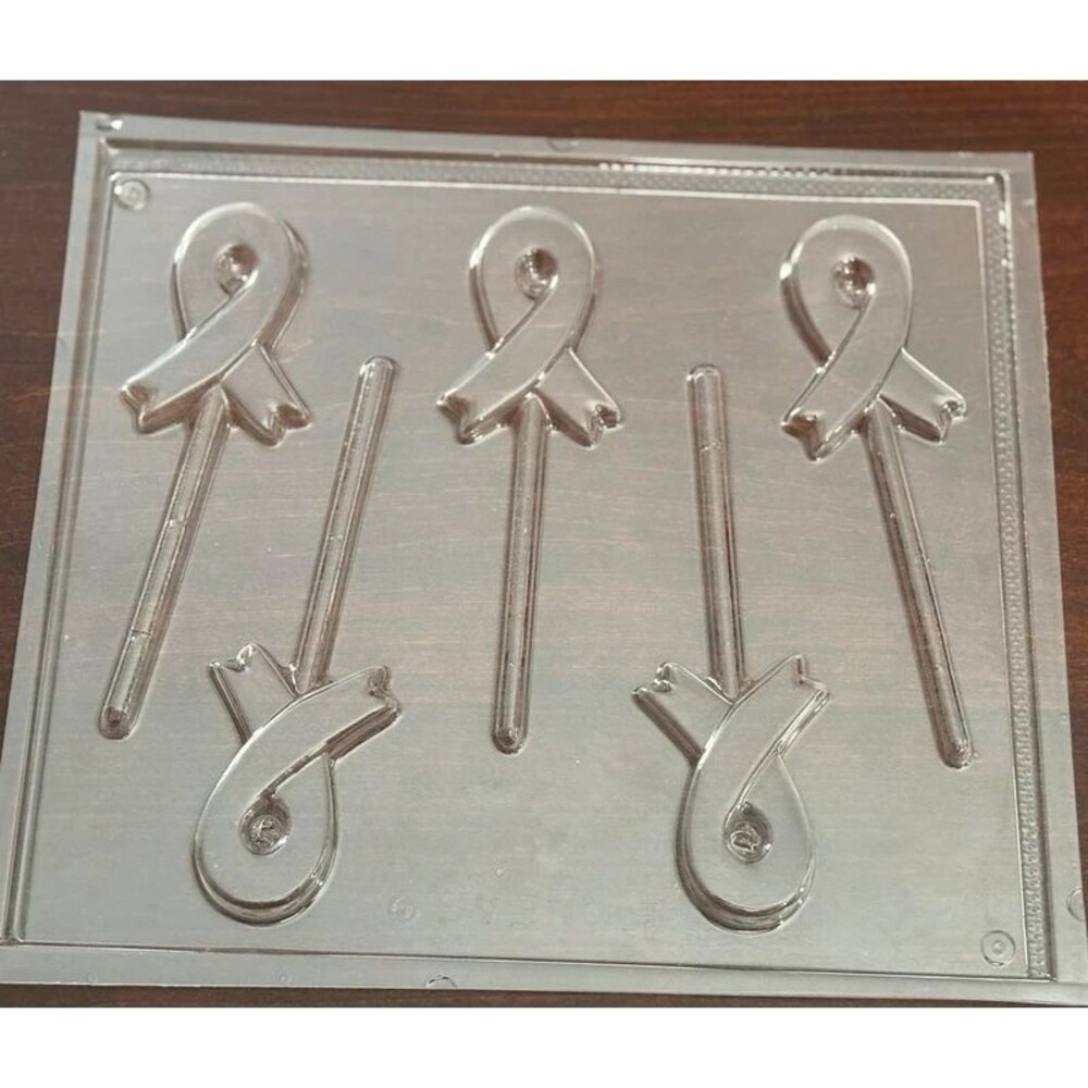 Set of Three Candy Molds - Awareness Ribbon